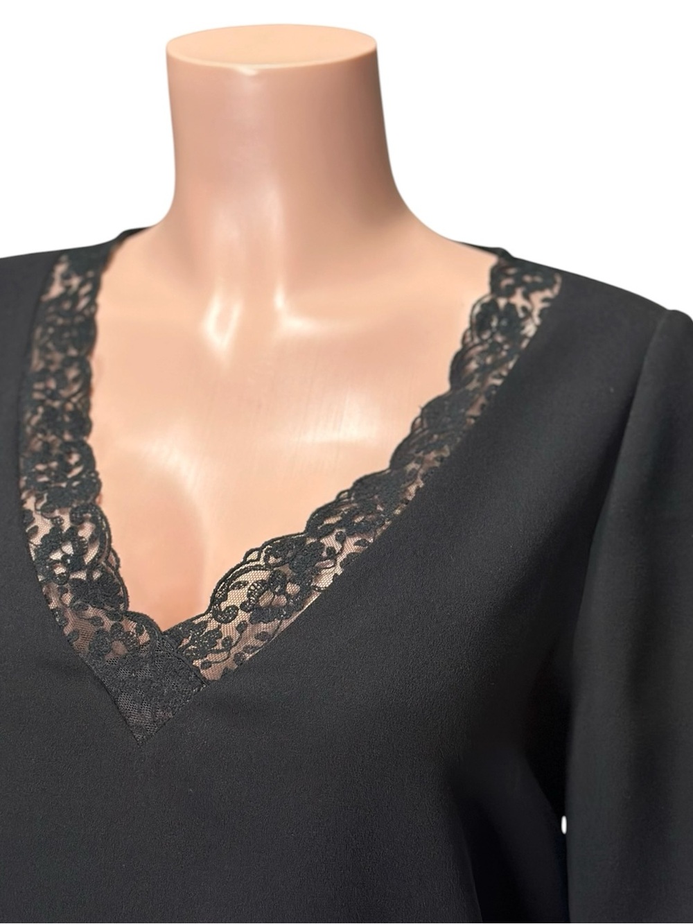SÉZANE Sylla Blouse, Black, FR34/US2 - Picture 7 of 8